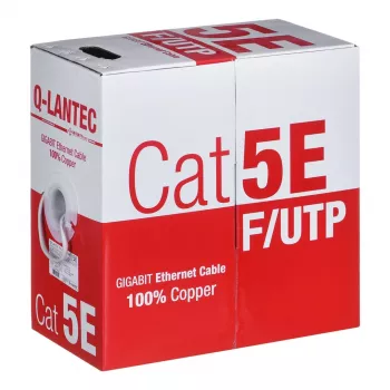 Sieťový kábel Alantec KIF5PVC305Q Cat5e F/UTP (FTP) 305 m sivý
