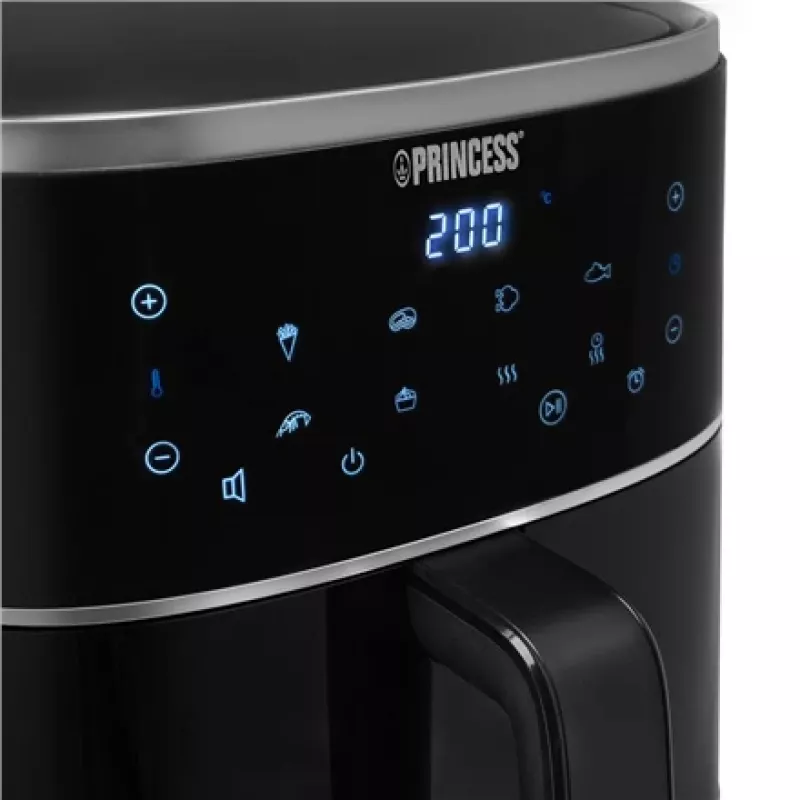 Princess | Digital Airfryer | 182238 | Výkon 1350 W | Objem 4 L | Čierna