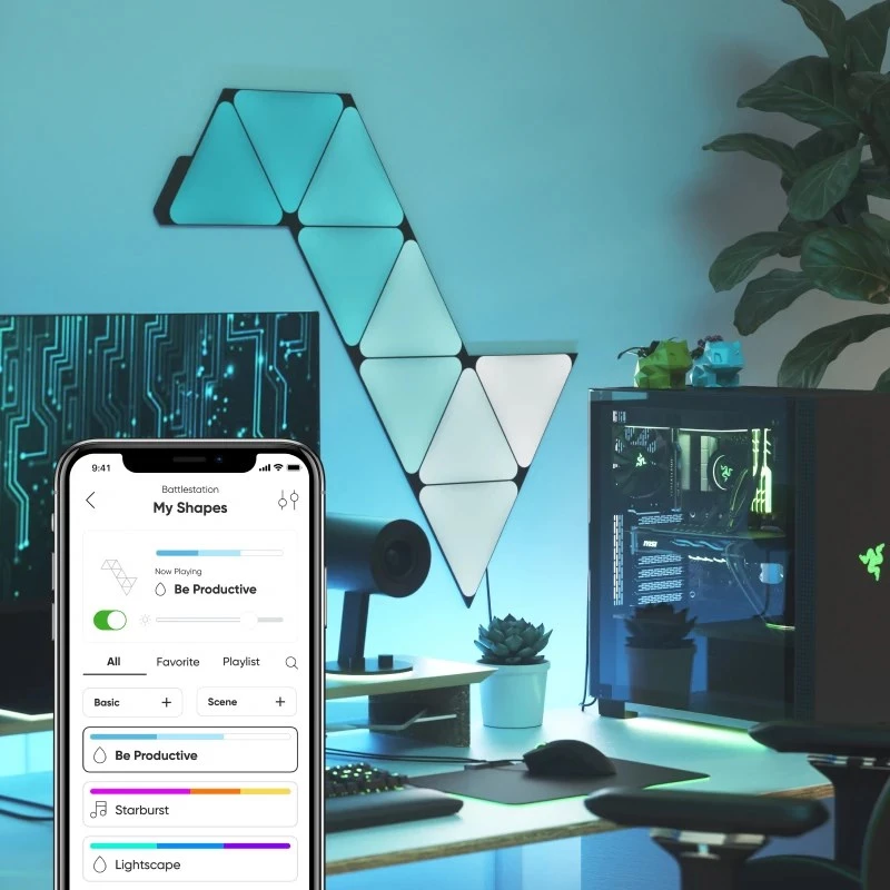 Nanoleaf NL48-1101TW-10PK smart osvetlenie smart panel Wi-Fi