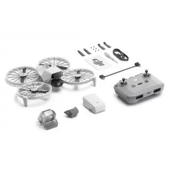 Dron DJI Flip so 4 rotormi, 48 MP kamerou, videom 3840×2160, 3110 mAh batériou, čierna/biela