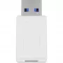 Goobay 55225 káblový adaptér USB-C USB 3.0 typ A biely