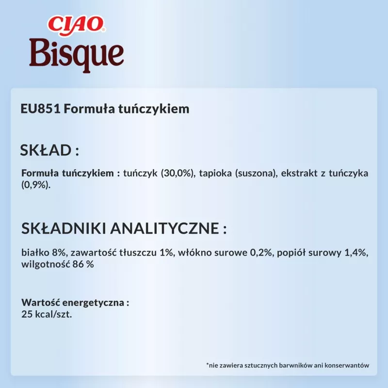 INABA Ciao Bisque tuniak – maškrty pre mačky – 40 g