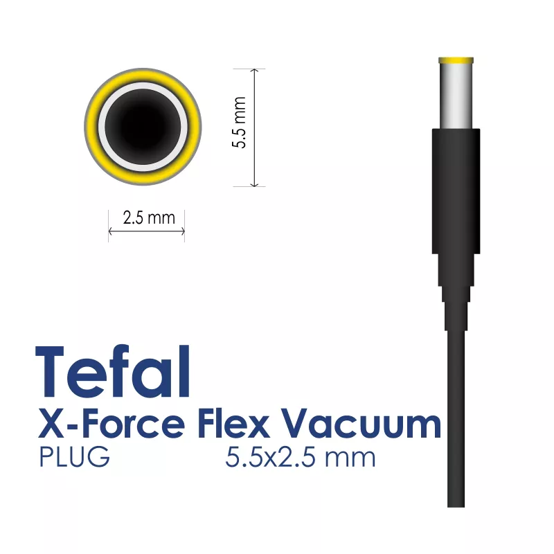 Akyga AK-PD-20 napájací zdroj pre vysávač Tefal 26 V / 0,55 A, 14,3 W, 5,5 x 2,5 mm, 1,8 m