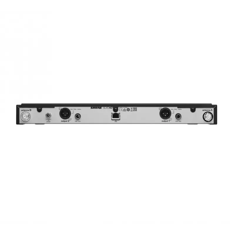 Shure SLXD4DE-G59 - bezdrôtový prijímač mikrofónu, 470 - 514 MHz