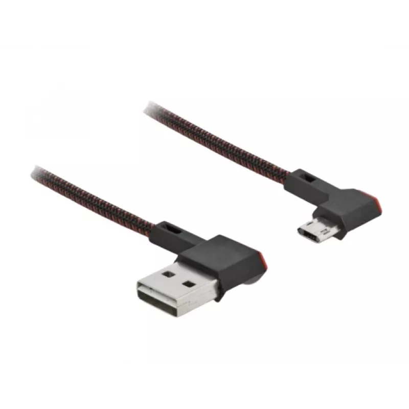 USB kábel DeLOCK EASY-USB 2.0 Type-A na Micro-B konektor samec 0,5 m čierny