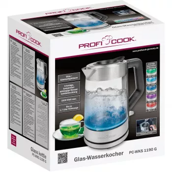 Proficook elektrická sklenená kanvica PC-WKS 1190 G