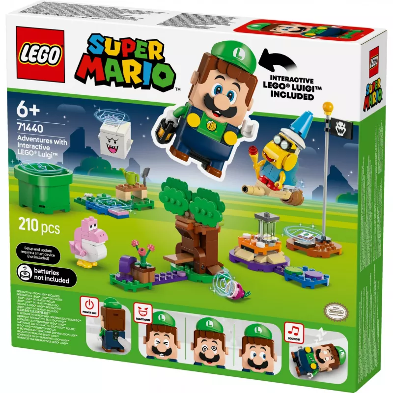 Stavebnica LEGO 71440 Super Mario interaktívna figúrka LEGO Luigi súprava
