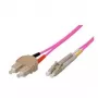 Tecline exertis Connect - patch kábel - SC multimode (M) na LC multimode (M) - 3 m - optické vlákno - 50/125 mikrometrov - OM4 - akvamarínová (39885603)