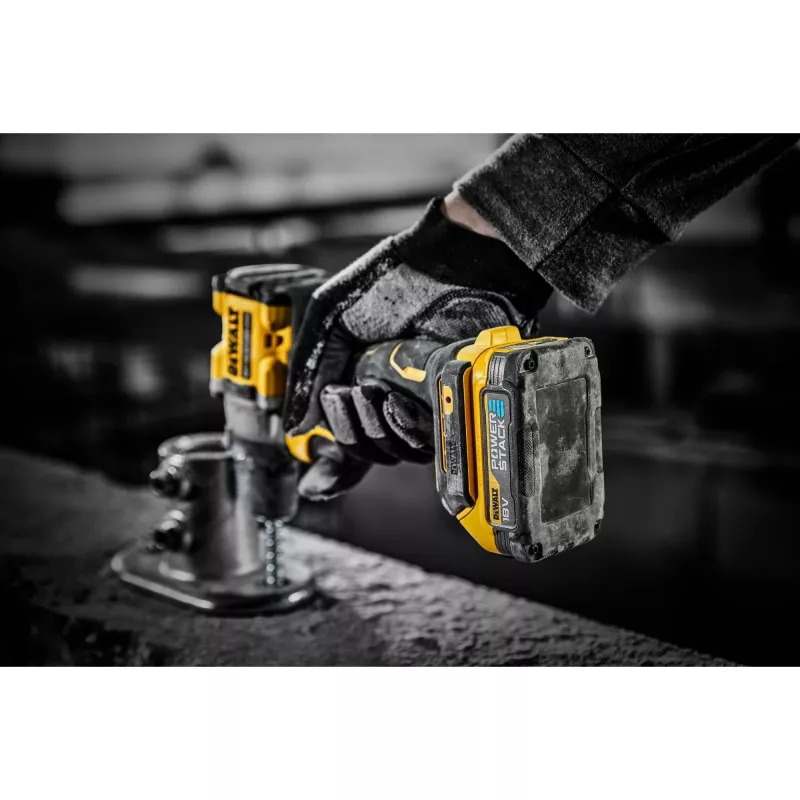 DeWALT DCD805E2T-QW aku príklepová vŕtačka, 18 V, 2x POWERSTACK Li-Ion 1,7 Ah, 90 Nm, 2000 ot./min, 34 000 úderov/min, rýchloupínacie skľučovadlo, kufor T STAK, 1,34 kg, žltá/čierna