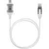 Goobay Ethernet kábel USB-C 3.1 na RJ45 tenký 2 m – prepája router alebo modem (74387)