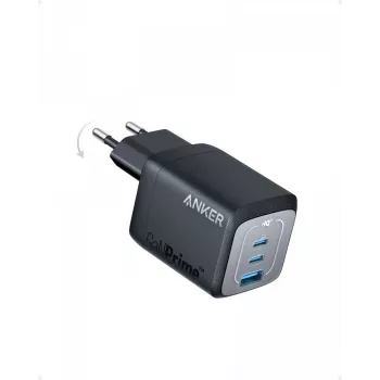 Vnútorná USB rýchlonabíjačka Anker Prime A2669313 – 67 W, 1×USB-A, 2×USB-C, čierna