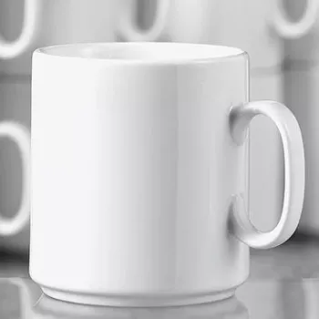 Esmeyer Diane 402-316 porcelánová kávová šálka 280 ml, biela, balenie 6 ks