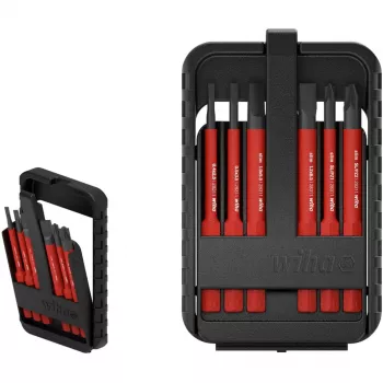 Wiha 43153 slimBit electric sada bitov, TORX, 6 ks, červená