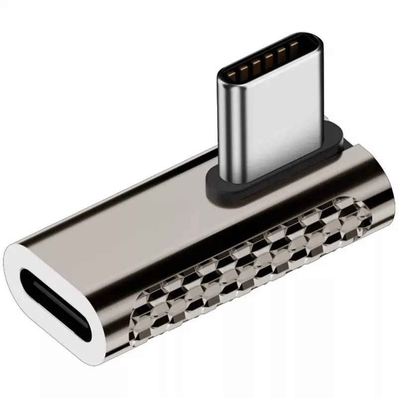 Káblový adaptér 4smarts 540464 USB-C na USB-C strieborný
