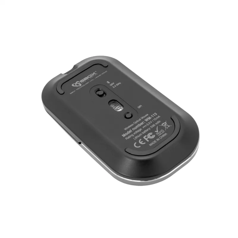 Myš SBOX WM-113 Wireless RF Wireless + Bluetooth + USB Type-C