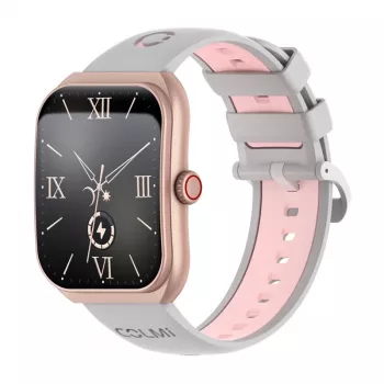 Smartwatch Colmi P86 ružové zlato s meračom tepu, vodotesná