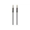 Gembird kábel CCAP-444-0.75M (jack samec M - jack samec M, 0,75m, čierny) audio kábel 3,5mm čierny (CCAP-444-0.75M)