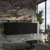 4D komoda ABI 200x45x88 matná čierna