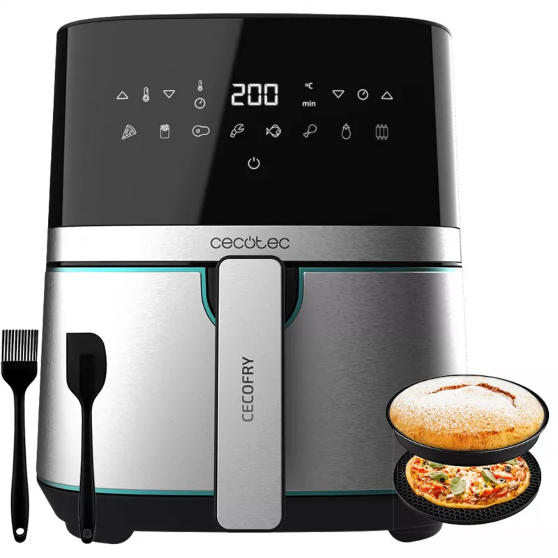 CECOTEC Cecofry Full Inox Pro 5500 Pro teplovzdušná fritéza s príslušenstvom