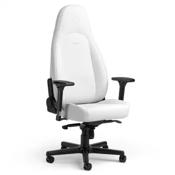 Kancelárska stolička noblechairs NBL-ICN-PU-WED čalúnené sedadlo čalúnené operadlo biela