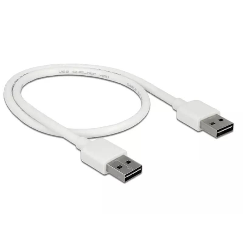 USB kábel USB 2.0 DeLOCK 85192 0,5m biely