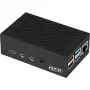 Hliníkové puzdro pre Raspberry Pi 4 B od JYT, model RB-AlucaseP4+01B, čierne prevedenie