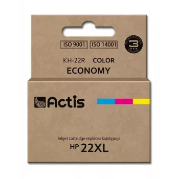 Actis KH-22R atrament (náhrada za HP 22XL C9352A; Standard; 18 ml; farba: azúrová, purpurová, žltý)