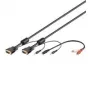 Wentronic SVGA audio kábel - 3 m - VGA (D-Sub) - VGA (D-Sub) - čierny - audio 3,5 mm (93969)