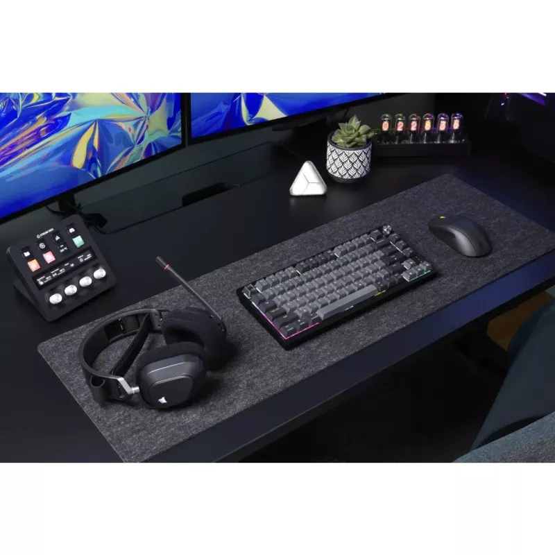 Corsair Gaming K65 Plus Wireless 75% RGB herná klávesnica, MLX červená - čierna, sivá