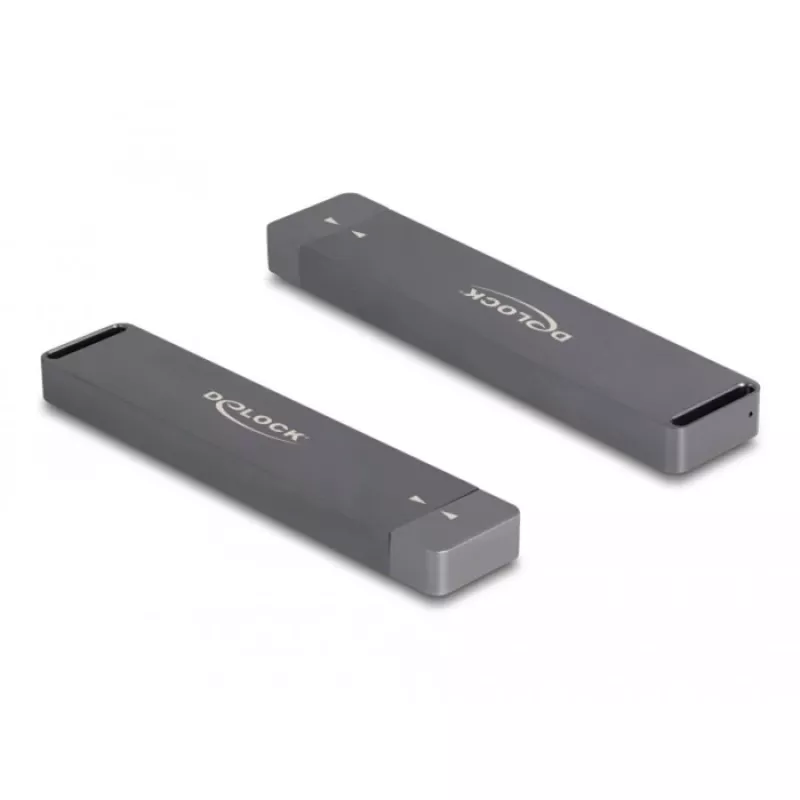 Delock - puzdro na úložisko - externé puzdro pre M.2 NVME PCIe SSD alebo SATA SSD s USB 10 Gbps Type-A konektorom samec - M.2 - M.2 NVMe Card / SATA 6Gb/s - USB