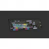 Logickeyboard ASTRA 2 klávesnica DaVinci Resolve pre Mac, plnej veľkosti, drôtová USB, nožnicový mechanizmus, QWERTZ nemecká, čierna
