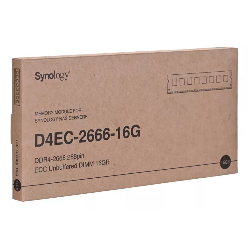 Synology - DDR4 - modul - 16 GB - DIMM 288-PIN - 2666 MHz / PC4-21300 1,2 V unbuffered ECC