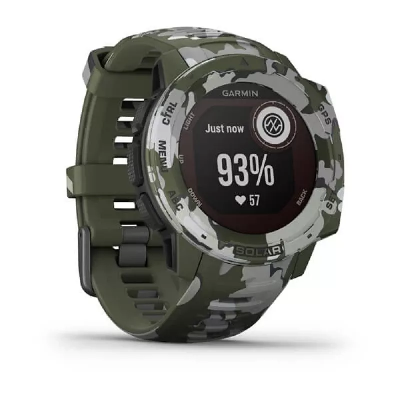 GPS hodinky Garmin Instinct Solar Camo Edition maskáčové