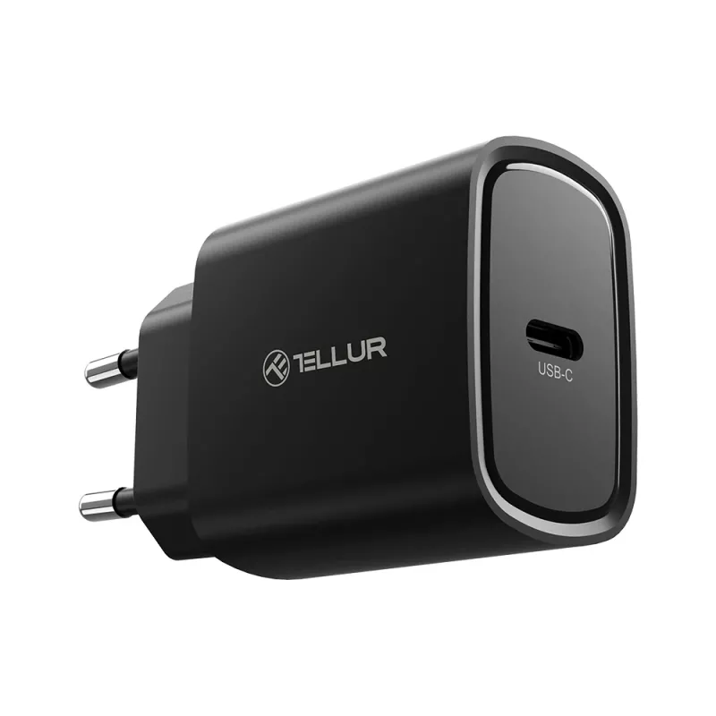 Tellur 20W USB-C PD napájací zdroj čierny