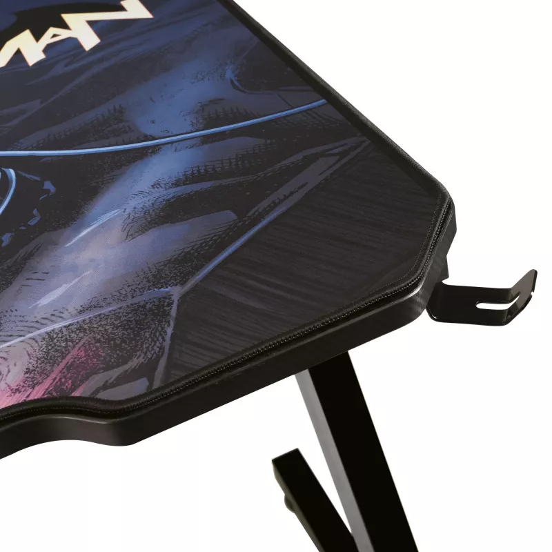 Rovný počítačový stôl Subsonic SA5593-B1 čierny PVC 110x60 cm