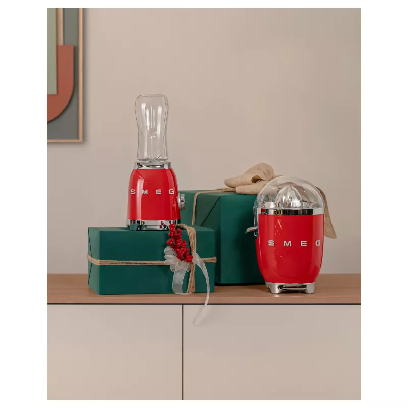 Elektrický lis na citrusy Smeg CJF11RDEU 70 W červený nehrdzavejúca oceľ