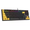 Tracer HORNET 87 klávesnica myš v cene gaming USB QWERTY anglická čierna, žltá