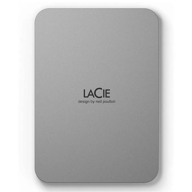 Externý pevný disk LaCie Mobile Drive 2022 5 TB USB Type-C strieborný