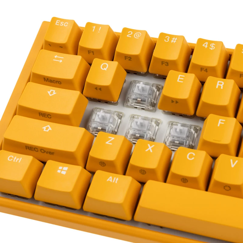 Ducky One 3 Yellow herná klávesnica RGB LED MX-Clear US
