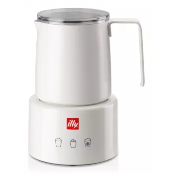 Automatický šľahač mlieka Illy 22984 biely nehrdzavejúca oceľ AC 230V