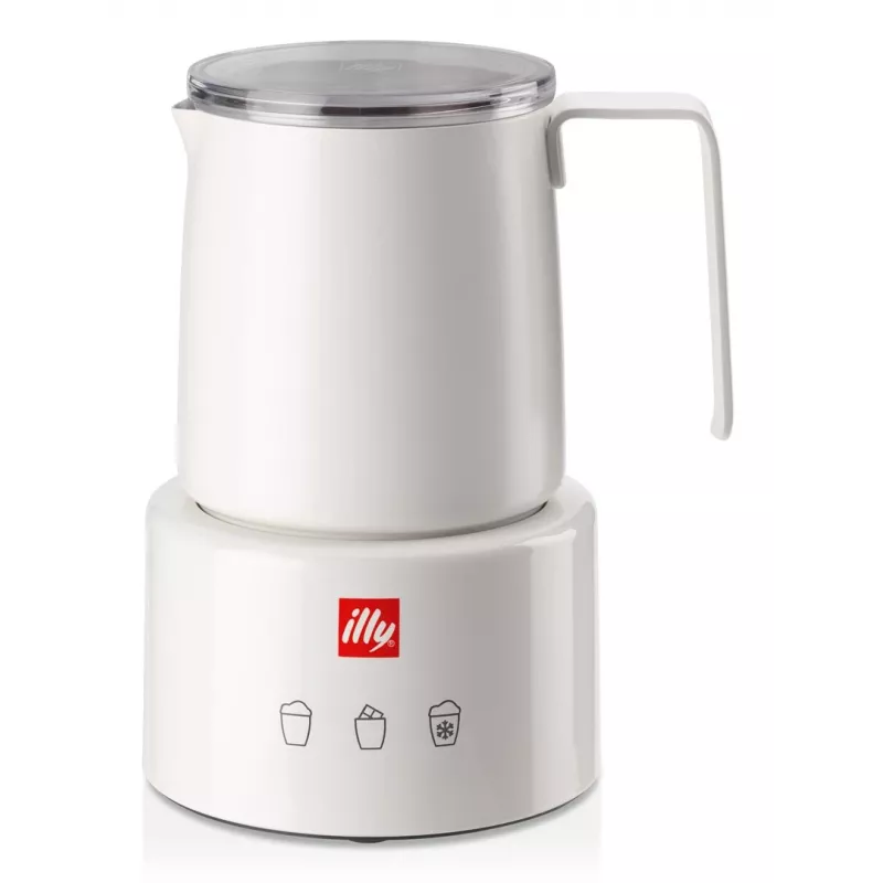 Automatický šľahač mlieka Illy 22984 biely nehrdzavejúca oceľ AC 230V