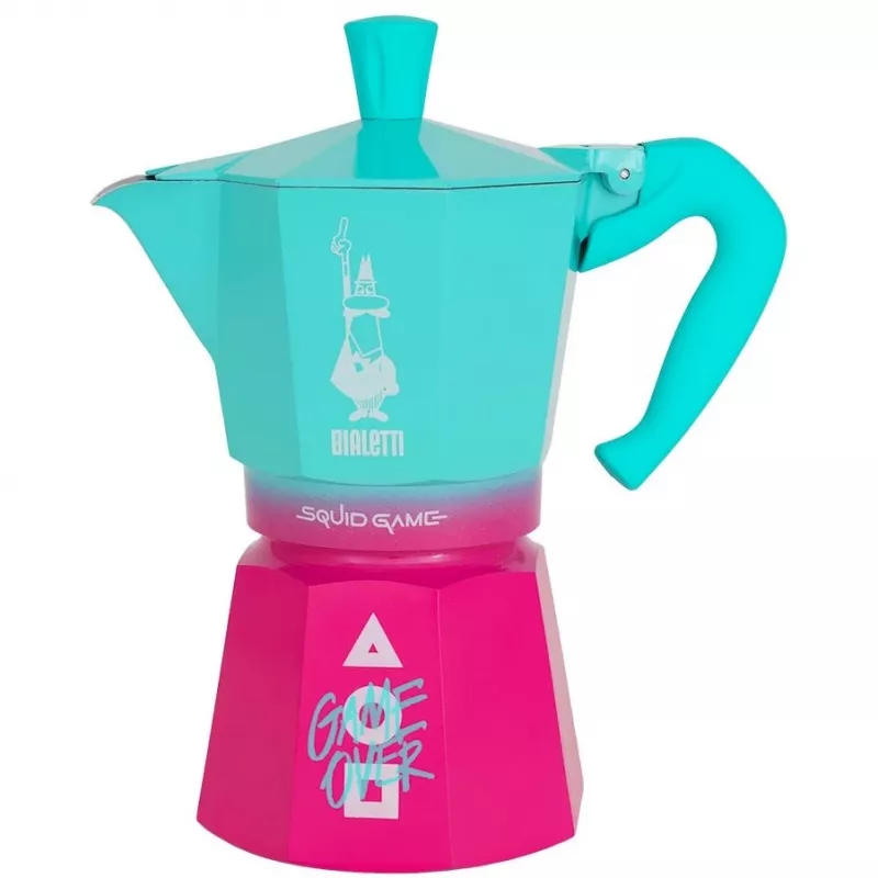 Moka kanvica Bialetti 0005393 hliník modrá ružová
