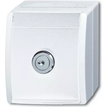 BUSCH JAEGER Typ F 2P+E 5 35 °C biela IP44 250 V