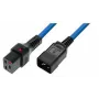 Napájací kábel MicroConnect PC1376, 3 m, konektor samica C19 na konektor samica C20, H05VV-F, 250 V 10 A