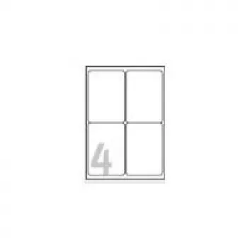Avery Zweckform Avery - biela - 99,1 x 139 mm 400 etikiet (100 listov x 4)