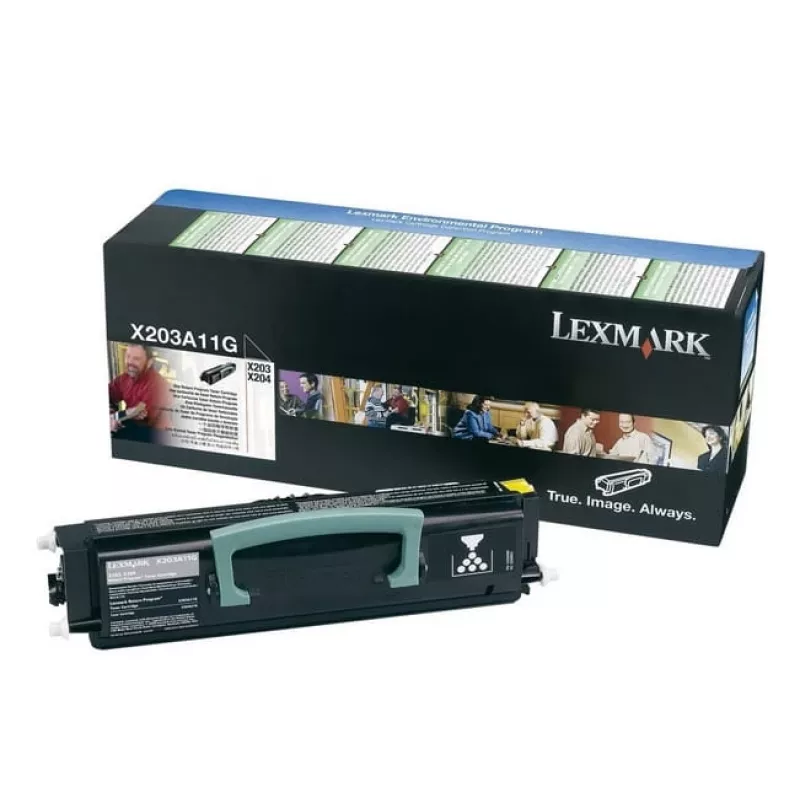 Lexmark toner X203A11G - čierny - kapacita: 2 500 strán (X203A11G)