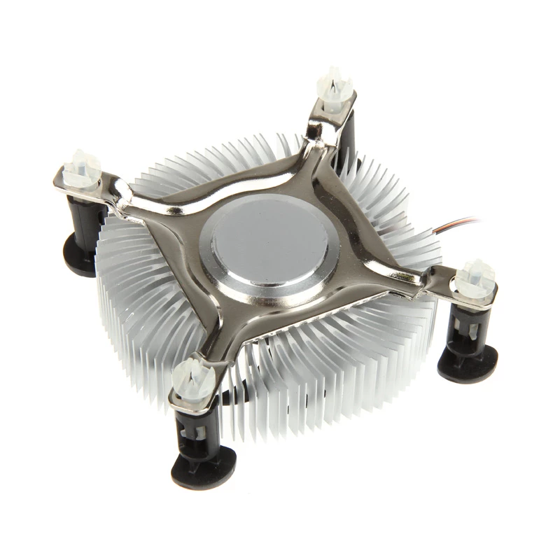 Nízkoprofilový chladič procesora Akasa AK-CC7122BP01, LGA775/LGA1156/LGA1155, hliník, 75 mm
