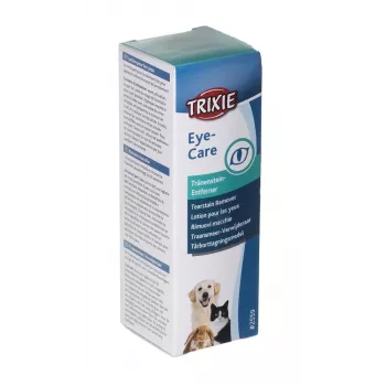 Očný výplach Trixie 50 ml pre mačky a psov – sterilný fyziologický roztok na výplach očí, 50 ml