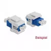 Keystone kryt DeLOCK 86807 biely pre optické spojky 10 ks