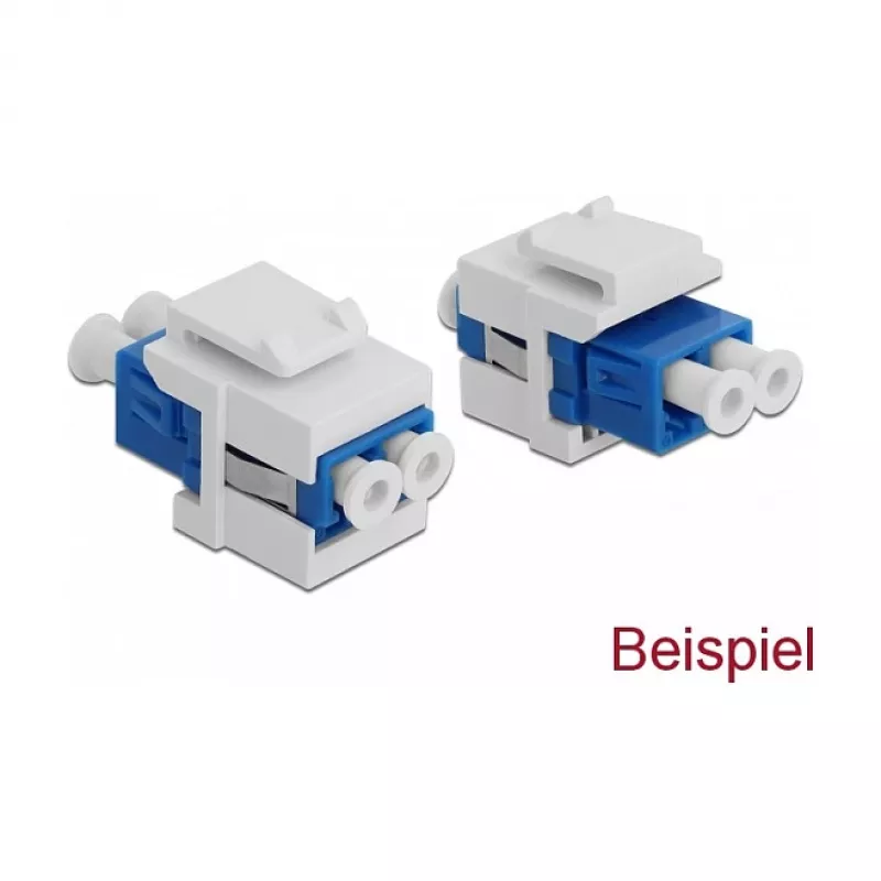 Keystone kryt DeLOCK 86807 biely pre optické spojky 10 ks